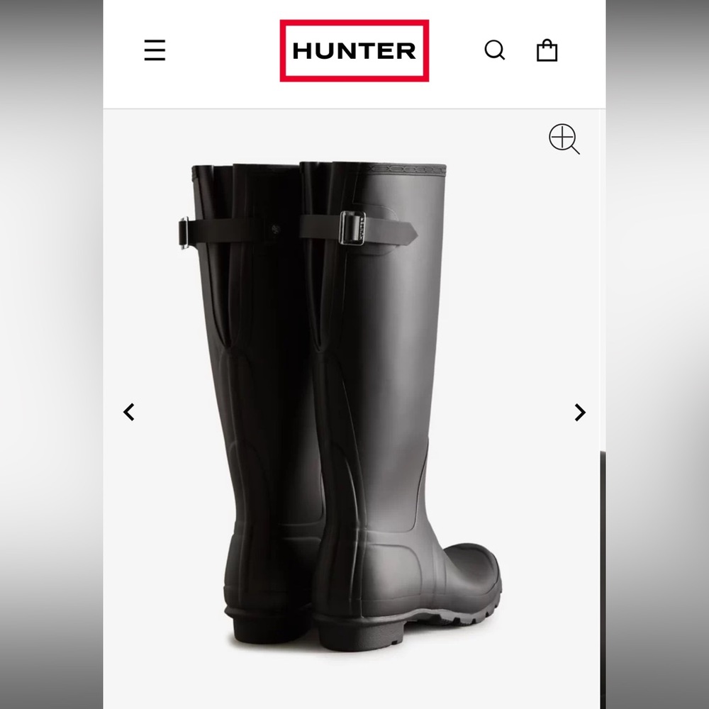 Hunter’s Tall Back Adjustable Rain Boots